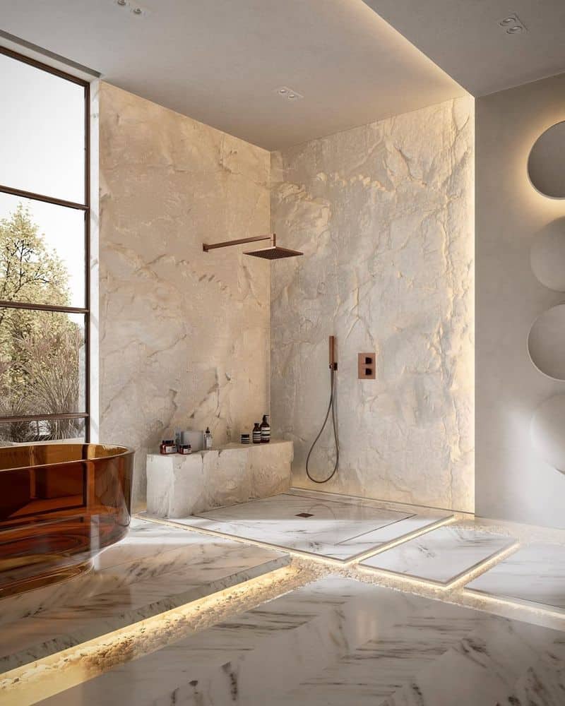 Luxurious Heated Floors