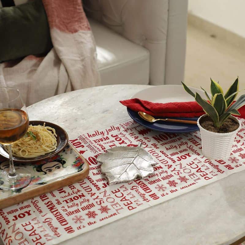 Metallic Leaf Tray