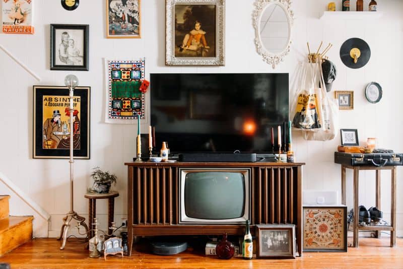 Vintage Cabinet Display