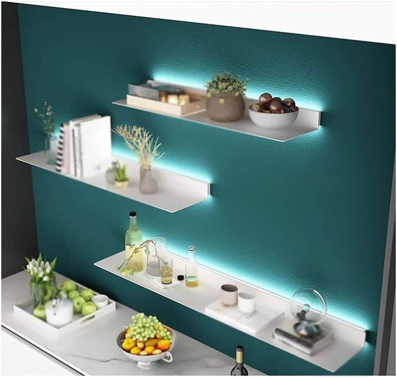 Minimalist White Shelving