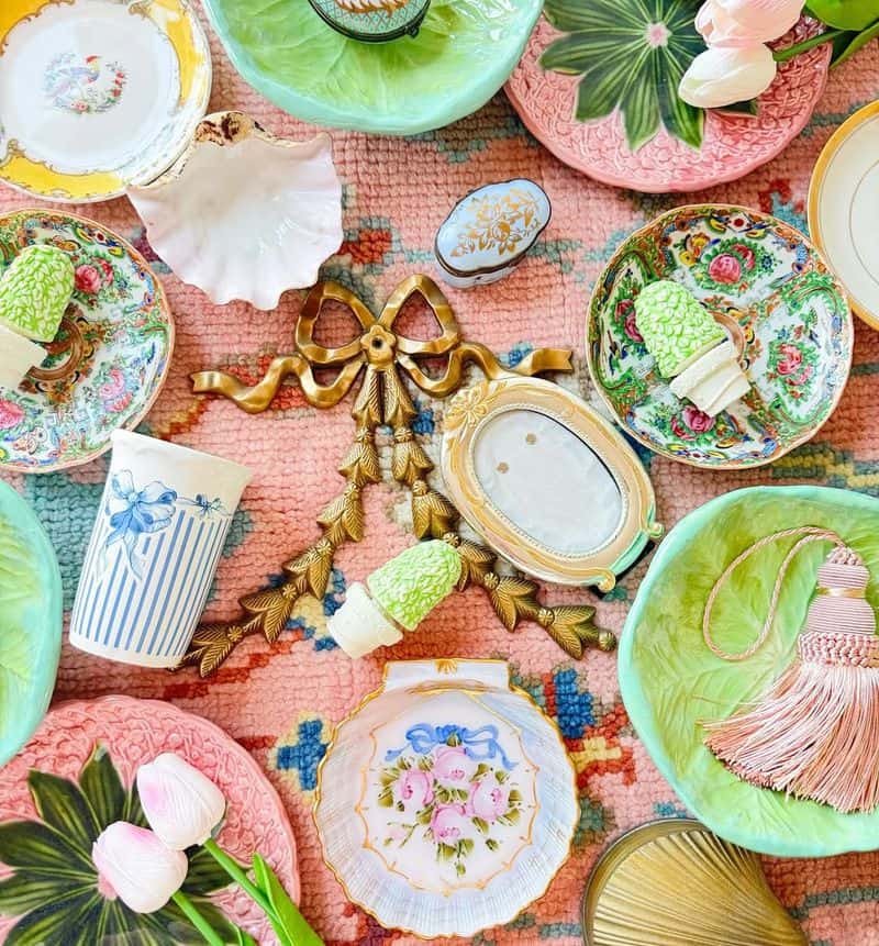 Mismatched Dishware