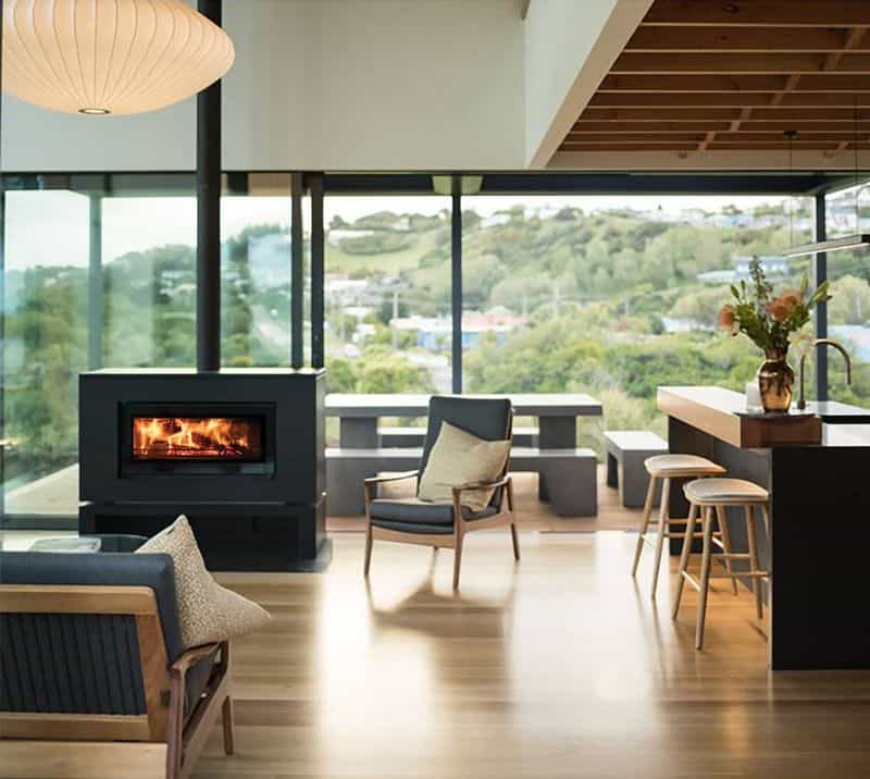 Modern Freestanding Fireplace