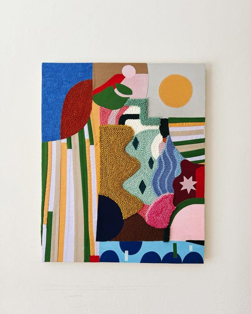 Modern Geometric Yarn Art