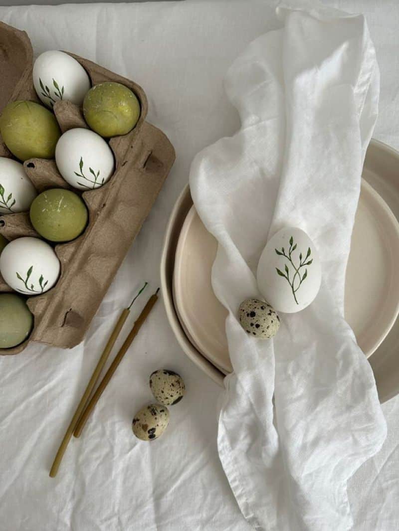 Modern Minimalist Eggs