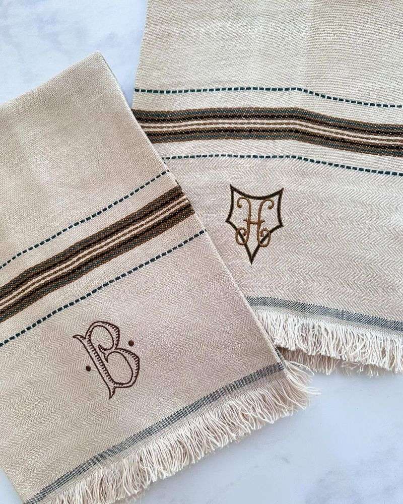 Monogrammed Linens