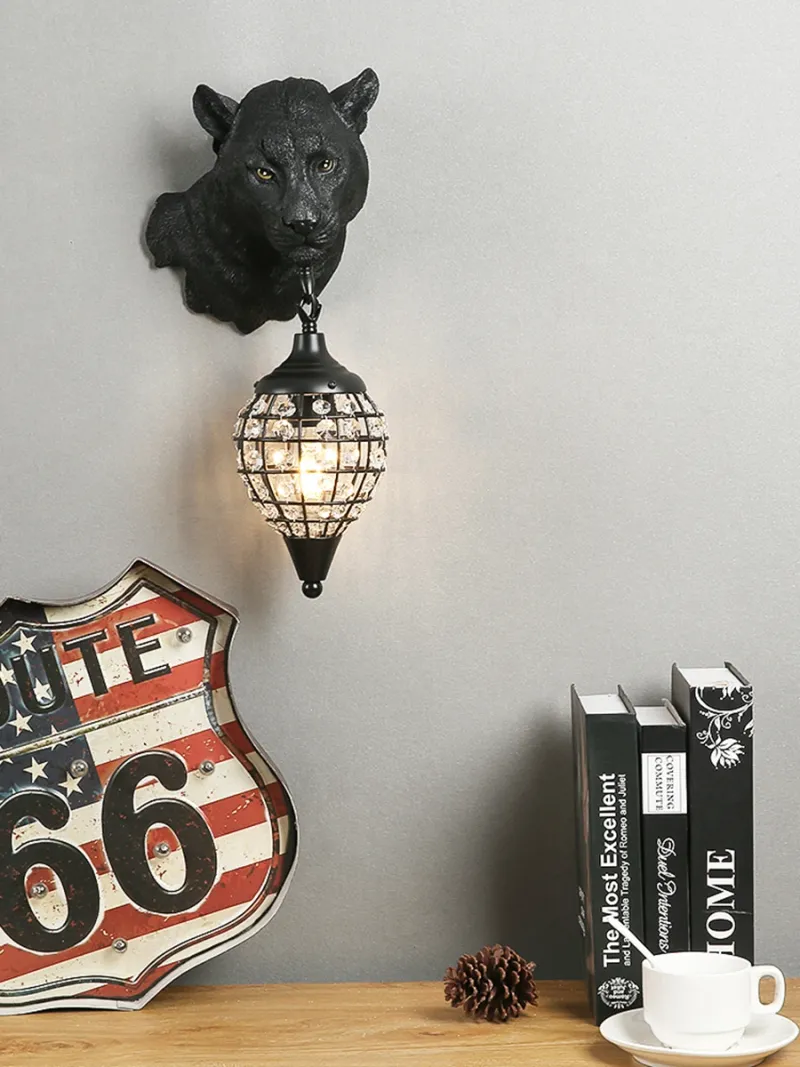 Mysterious Panther Lamp