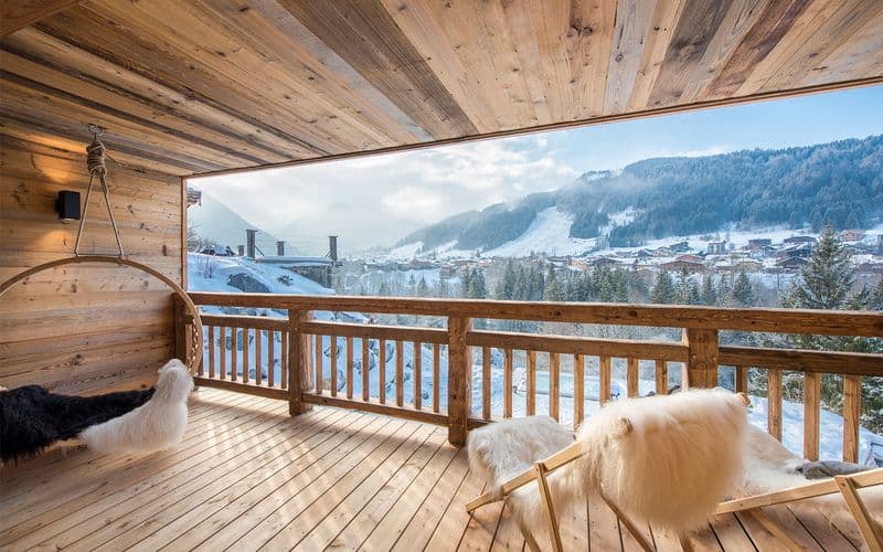 Snow-Laden Balconies