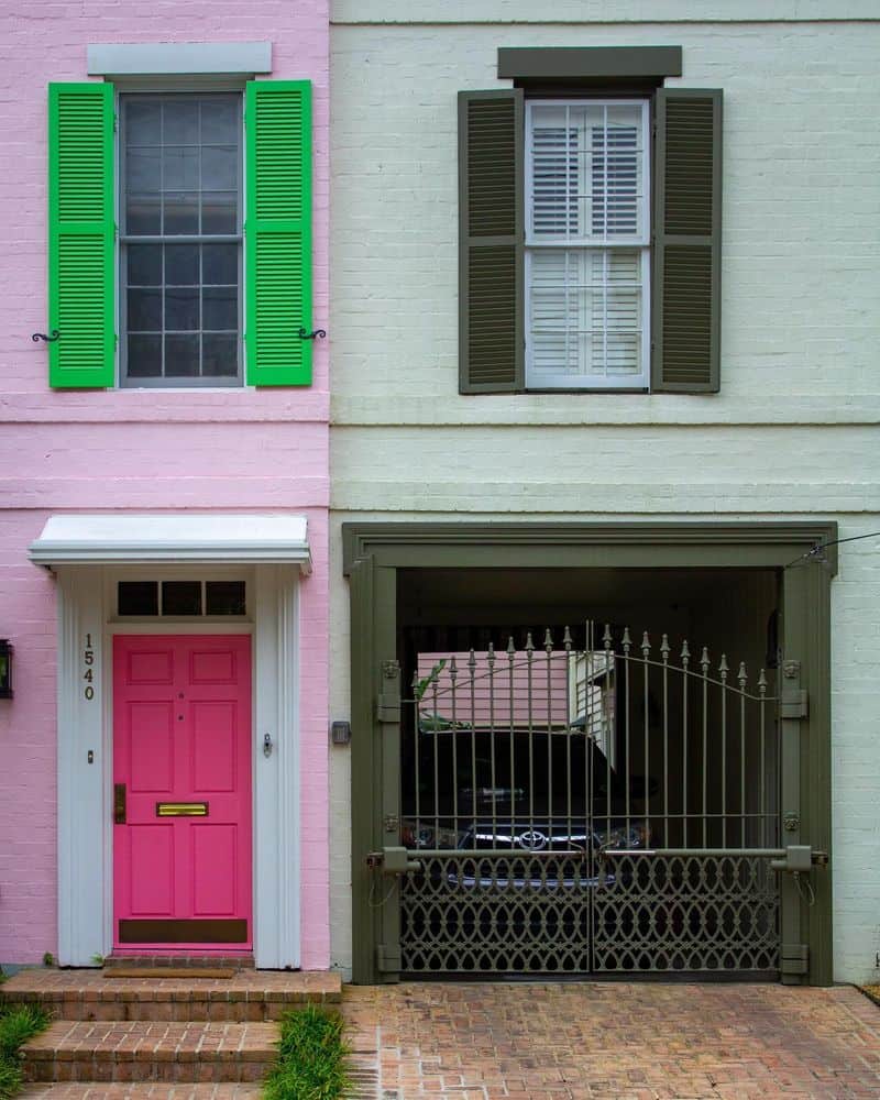 Neon Green and Hot Pink