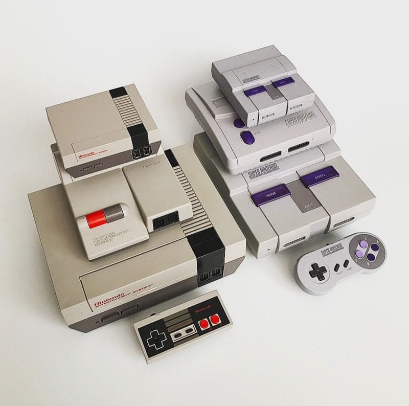 Nintendo or Atari Consoles