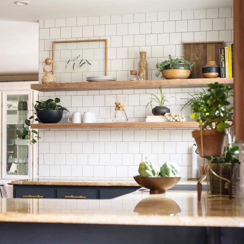 Open Shelving in Kitchens