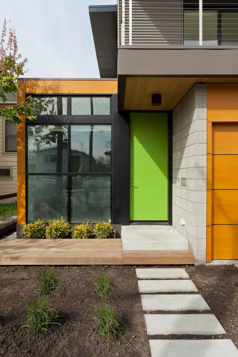 Orange and Lime Green
