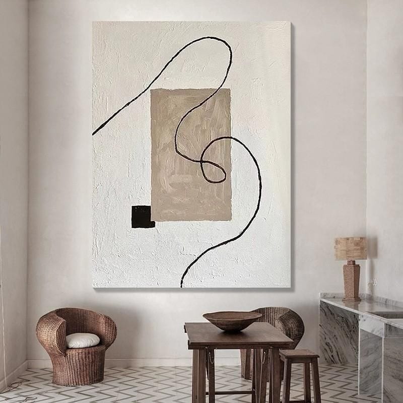 Oversized Art for Minimalist Spaces
