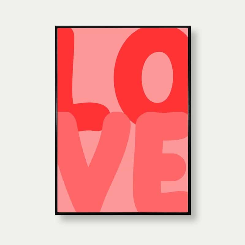 Oversized Typography Prints