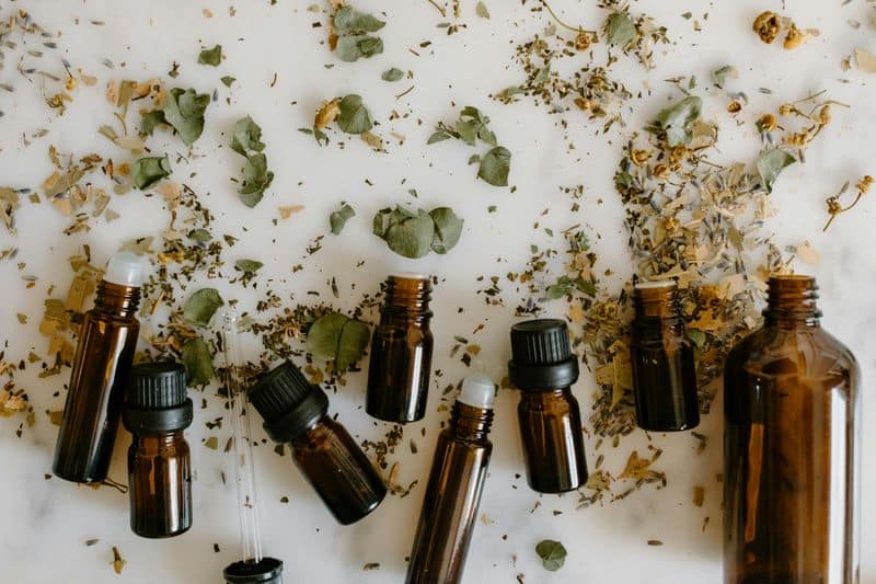 Peppermint Oil Cotton Balls