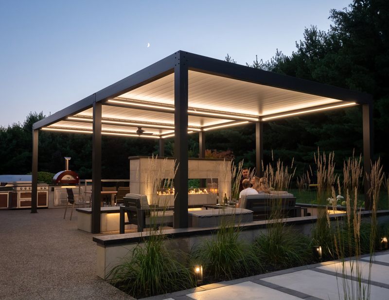 Pergola with Integrated Lighting