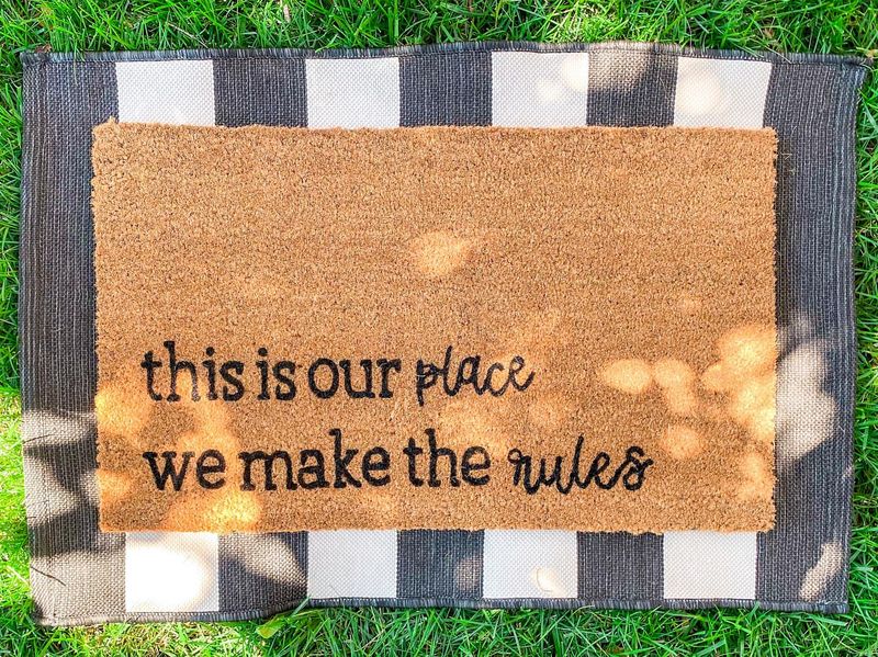 Personalized Doormat