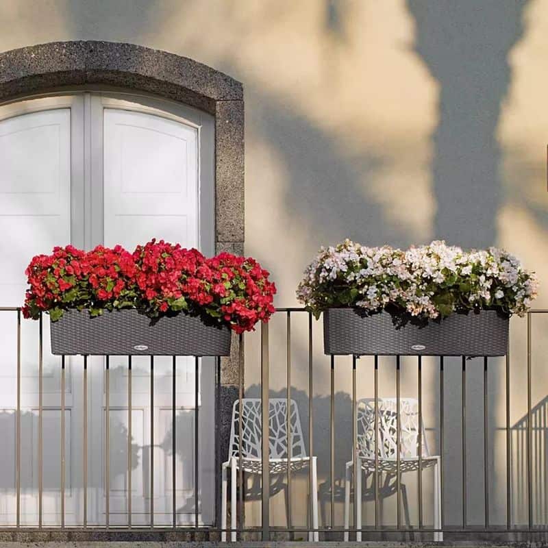 Rail Planters with Storage