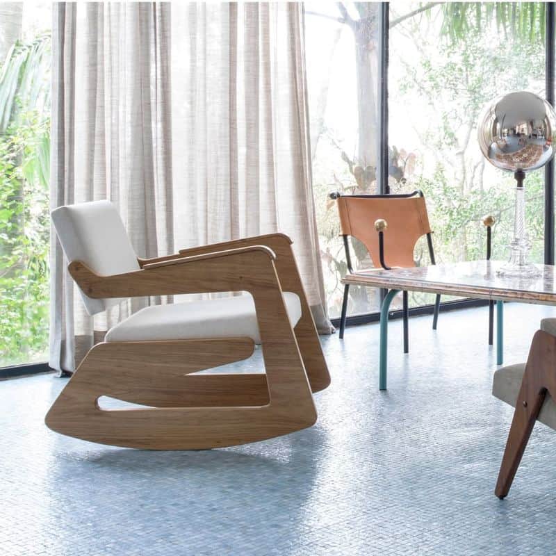Geometric Rocking Chair