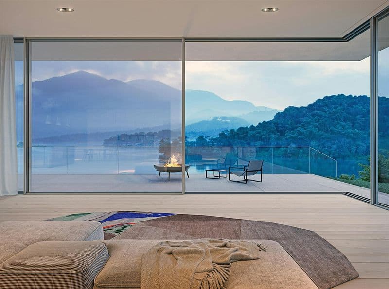 Minimalist Frameless Entry