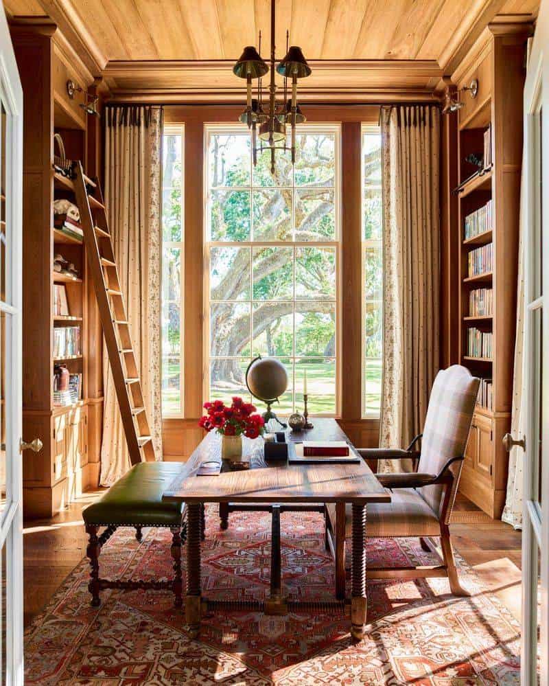 Rustic Home Office Corner
