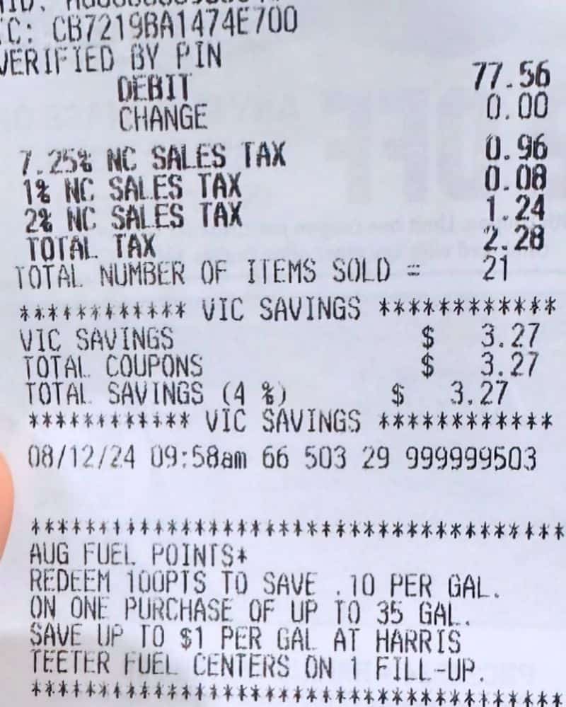 Sales Tax Not Included in Listed Prices