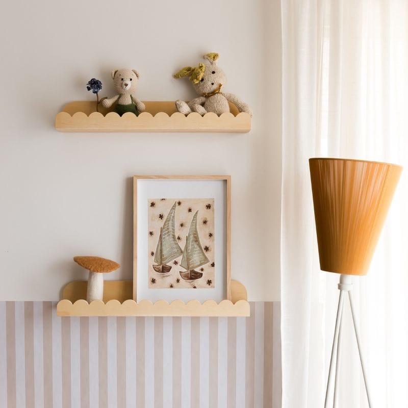 Scalloped Wall Shelves