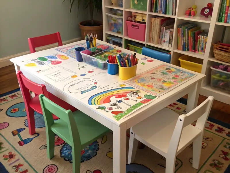 Kid-Friendly Craft Station