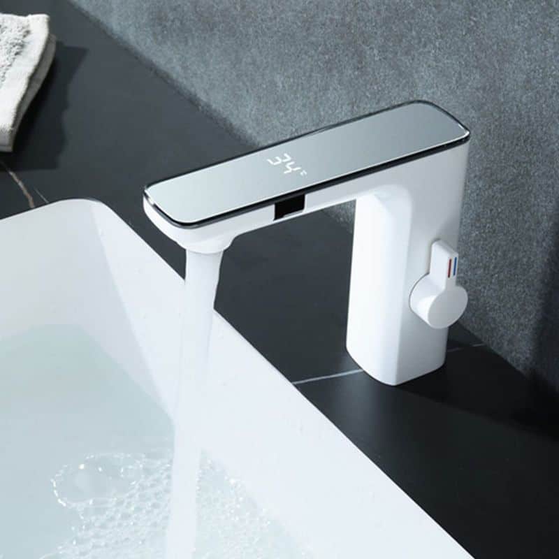Touchless Faucet with Temperature Sensors