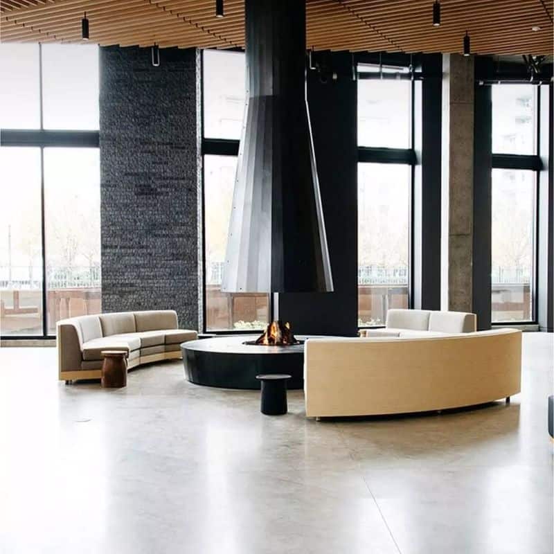 Suspended Fireplace Wonder