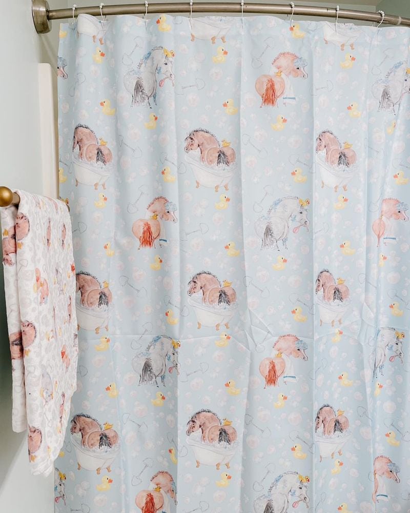 Animal-Themed Shower Curtains