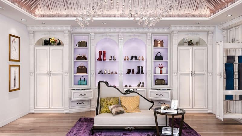 The Lavish Walk-In Closet