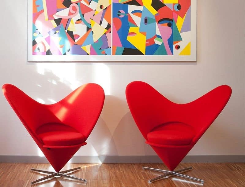 Verner Panton's Heart Cone Chair