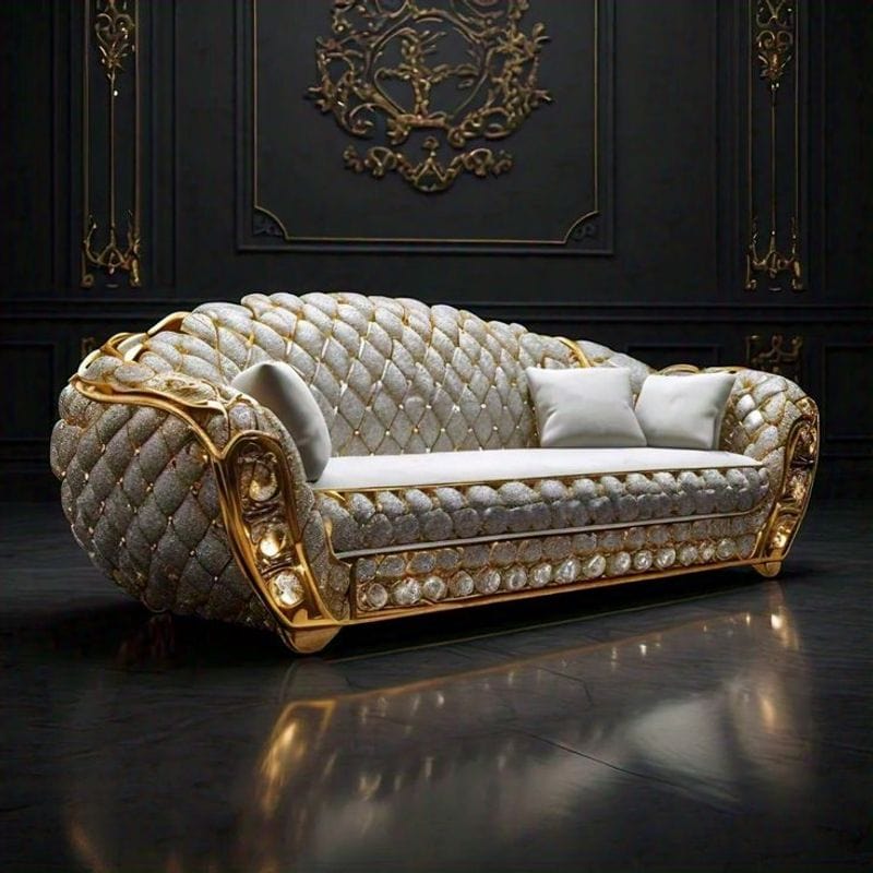 The Diamond Encrusted Sofa