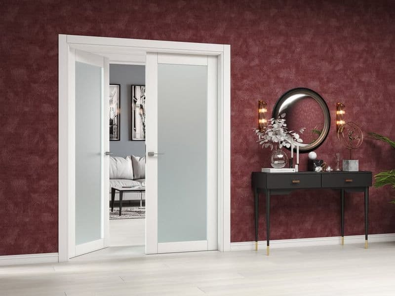 Frosted Glass Doors