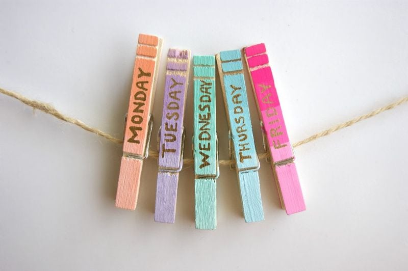 Organize with Clothespins