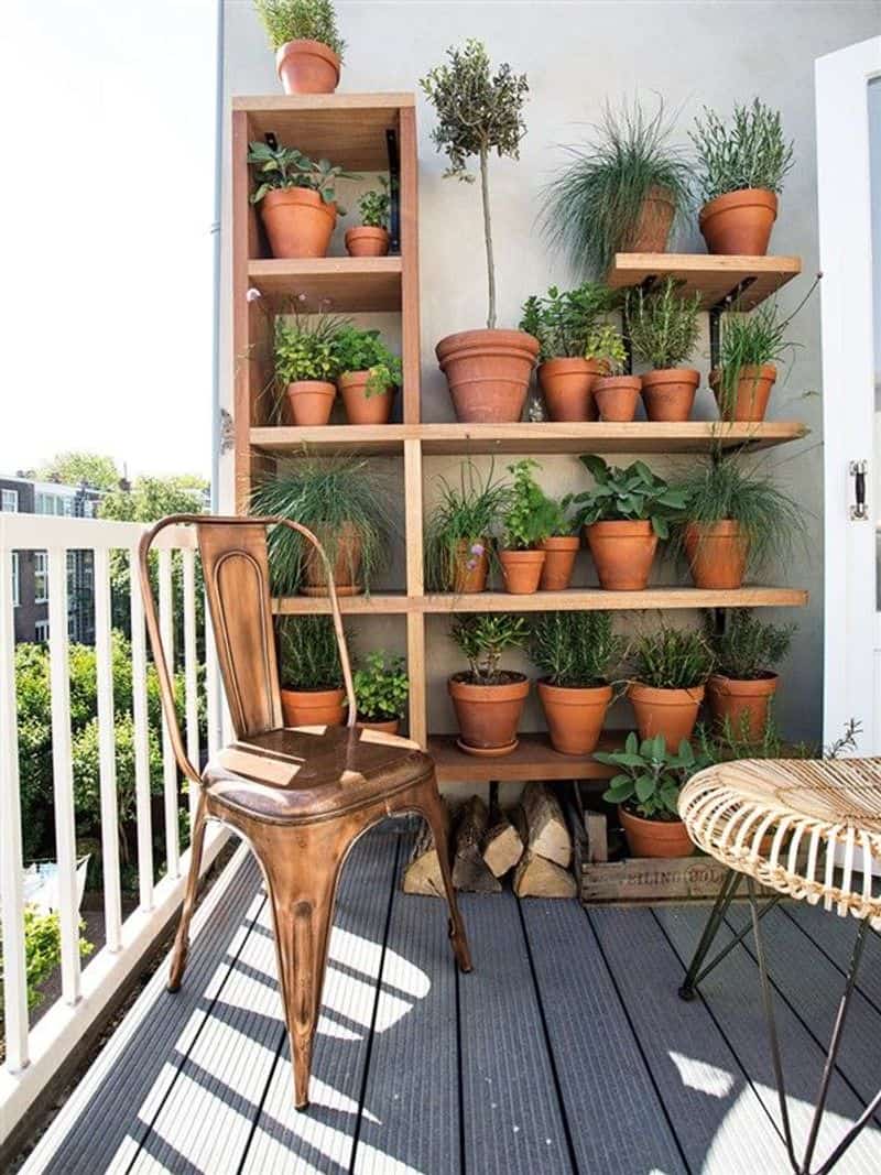 Vertical Plant Shelves