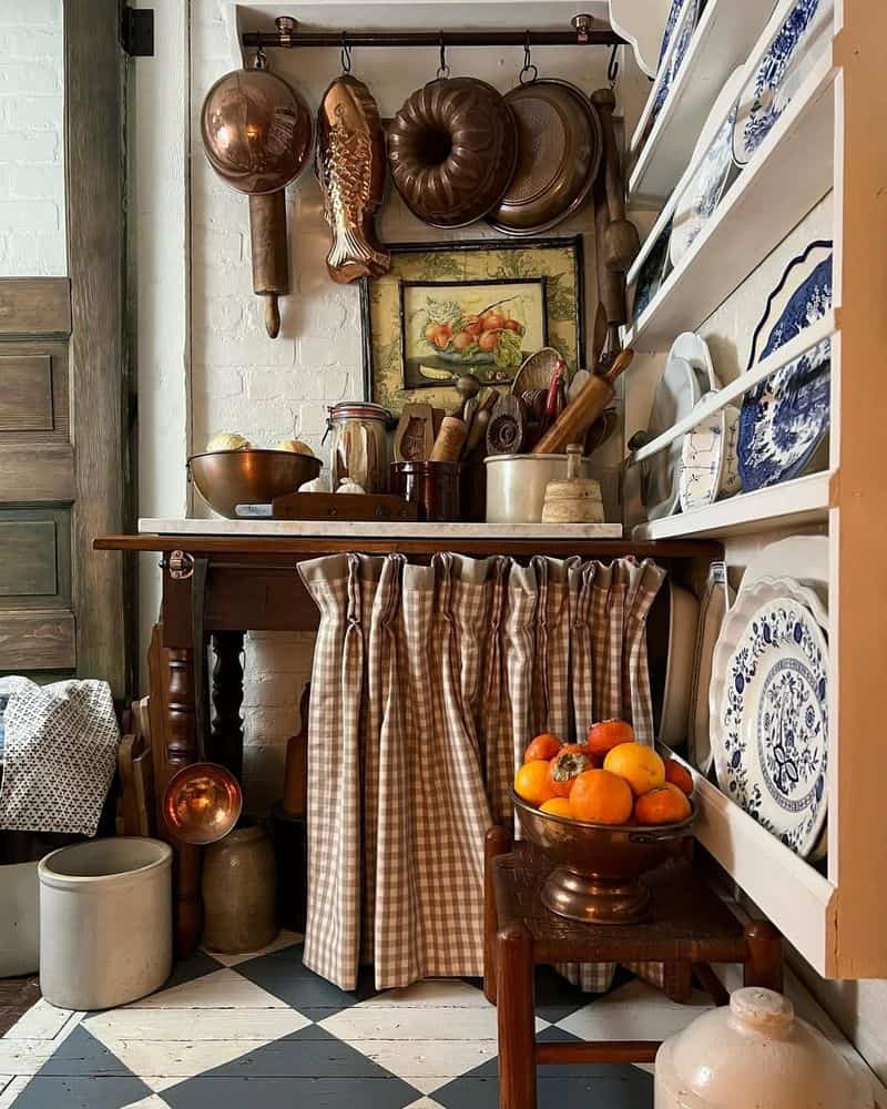Vintage Kitchen with Country Flair