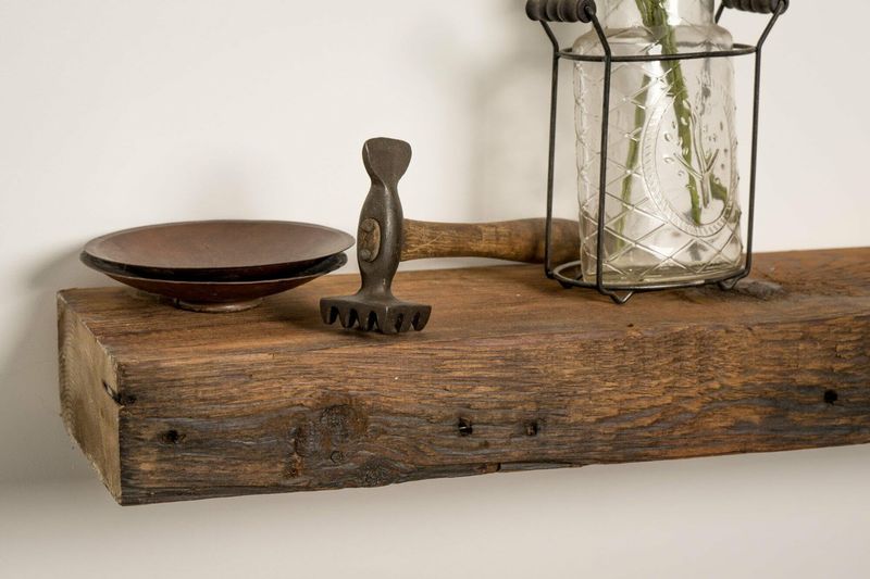 Reclaimed Wood Shelving
