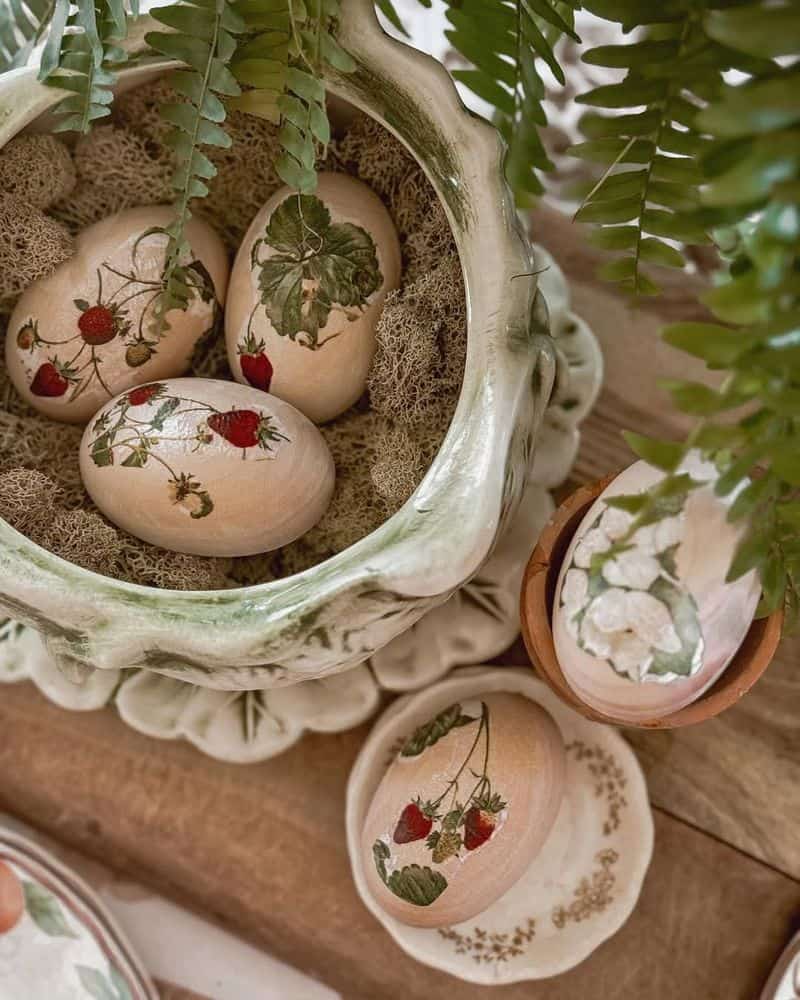 Vintage Tea Party Eggs