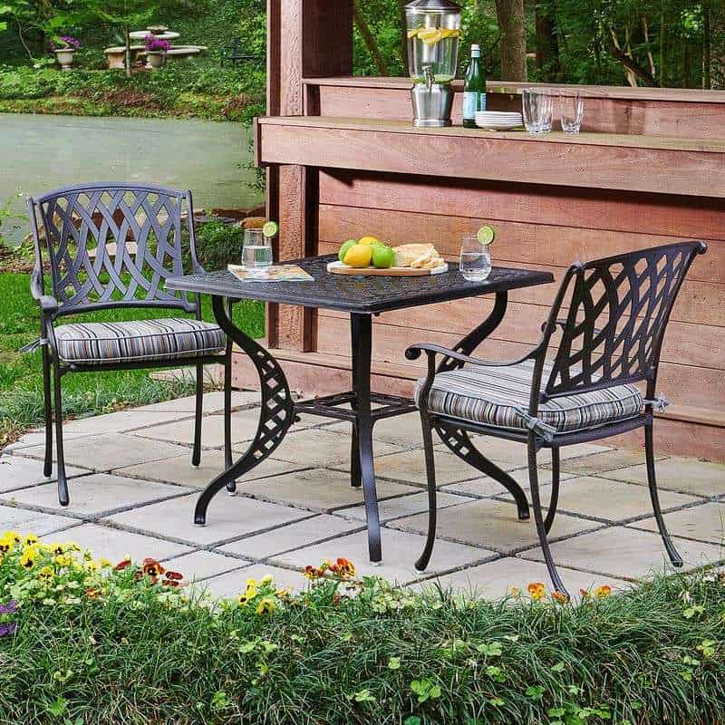 Wrought Iron Bistro Table