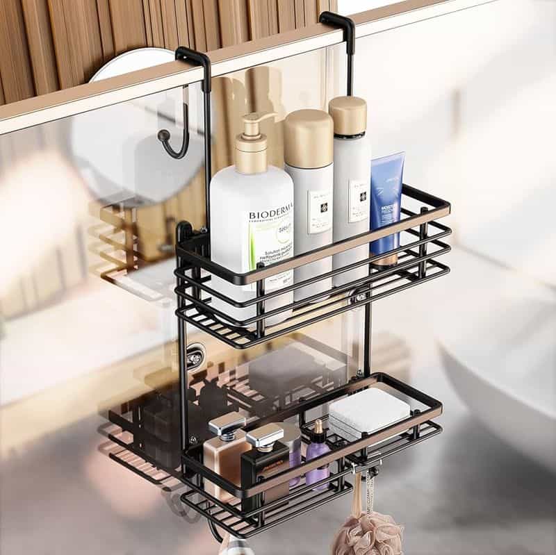 Shower Caddy with Hooks