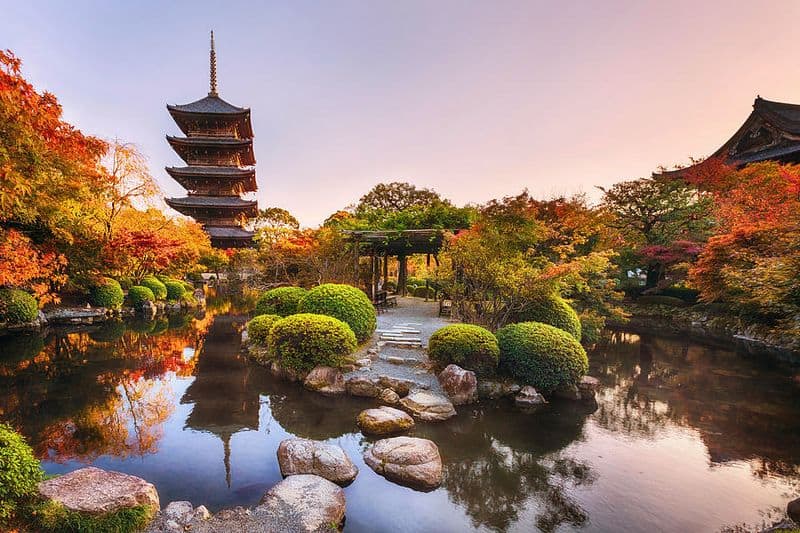 Toji Pagoda, Japan