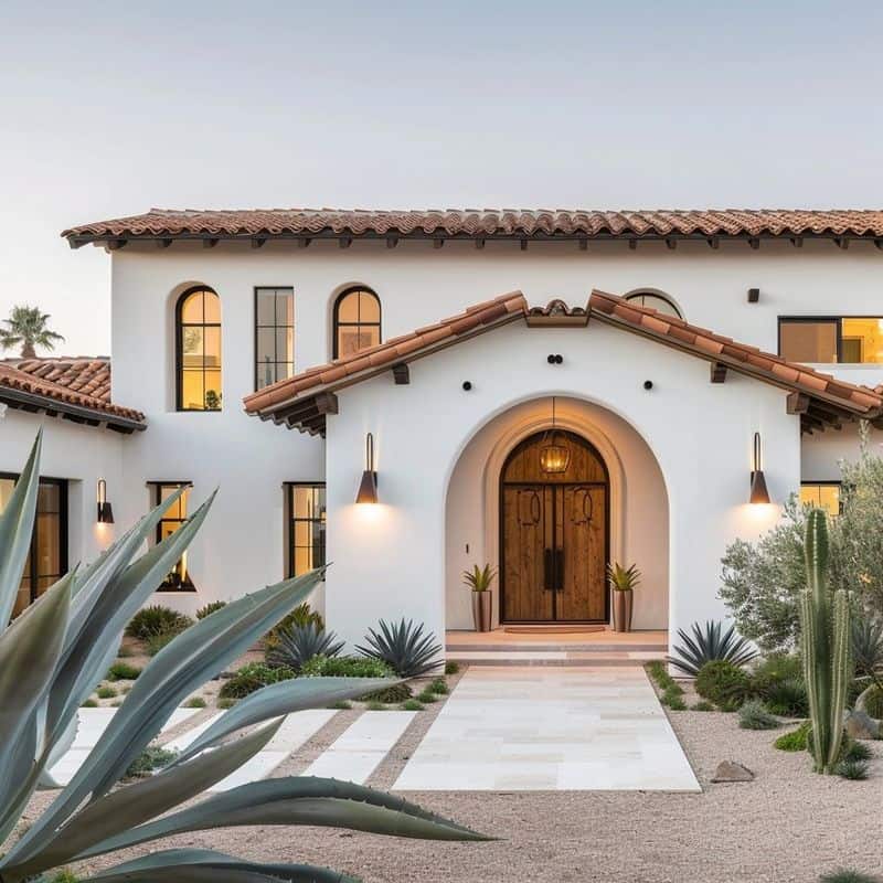 White Stucco Walls