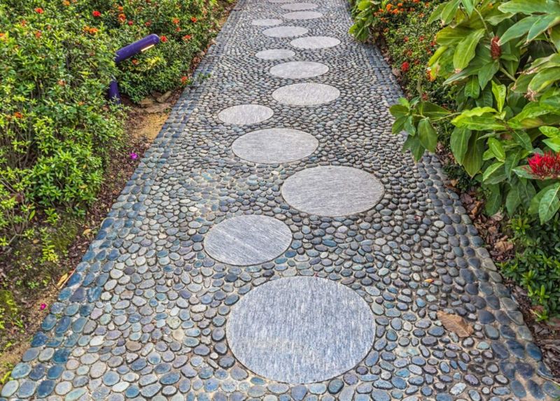 Pebble Mosaic Pathway