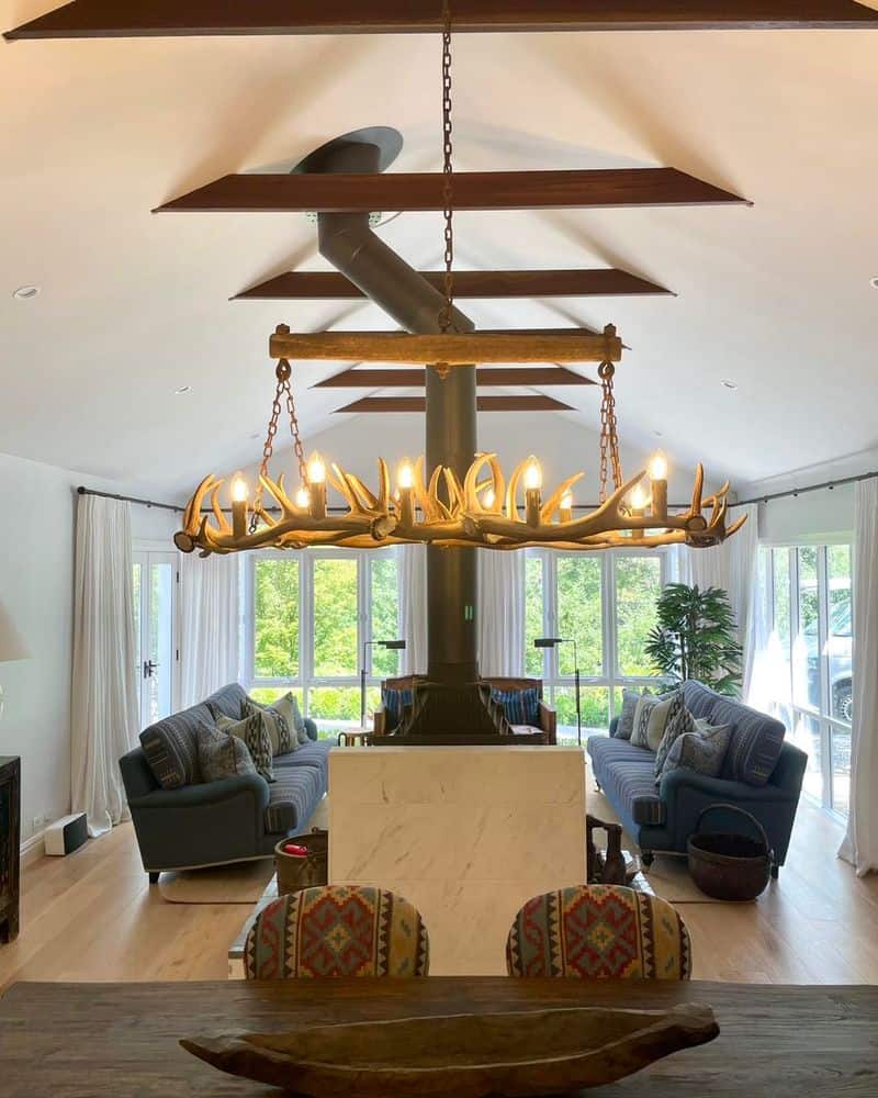 Antique Antler Chandelier