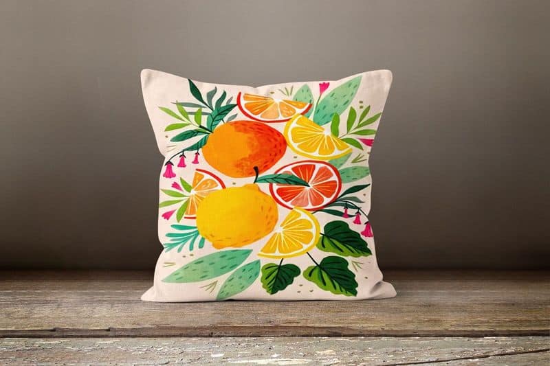 Citrus-Inspired Cushions