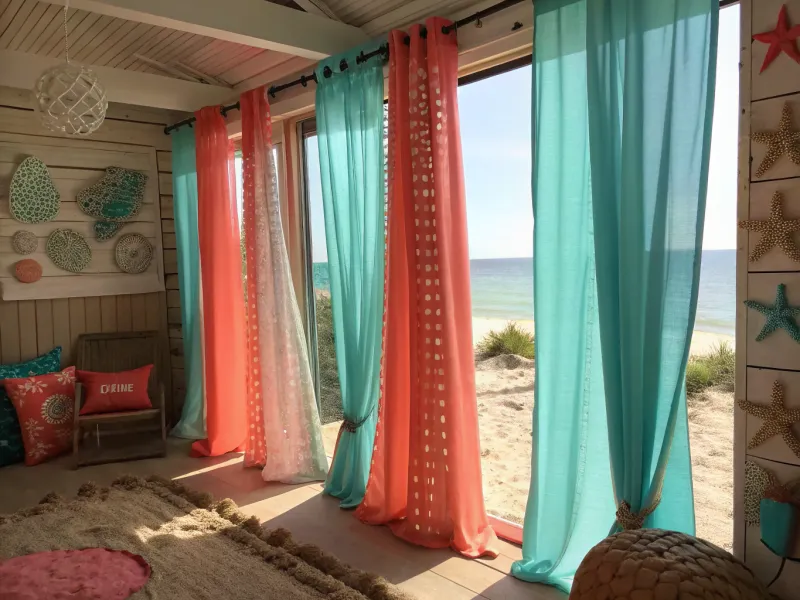 Coral and Turquoise Vibrancy