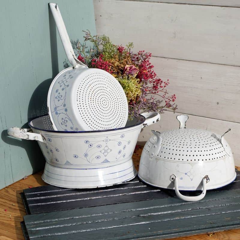Enamelware Colander