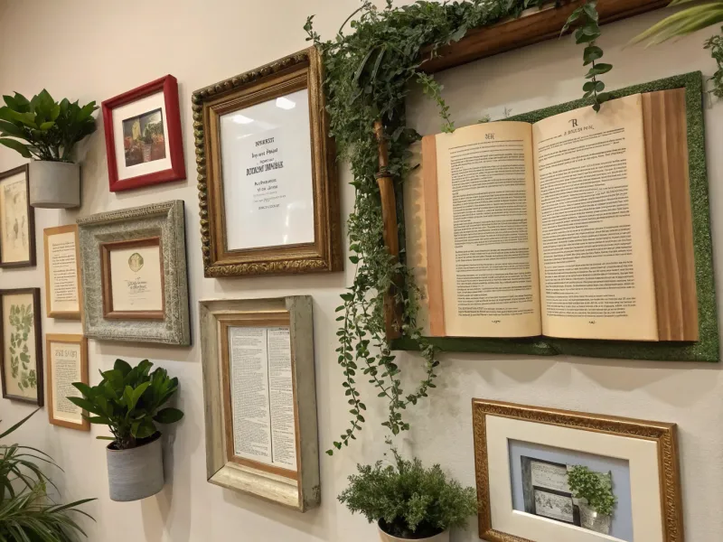 Eclectic Frame Wall