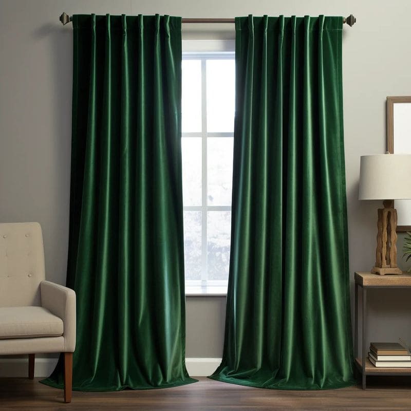 Emerald Green Curtains